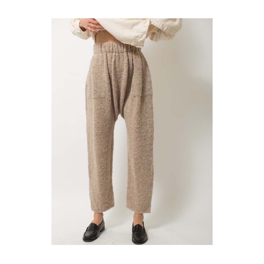 NWT Atelier Delphine Kiri Boucle Alpaca Pants (S size / Latte Color)
